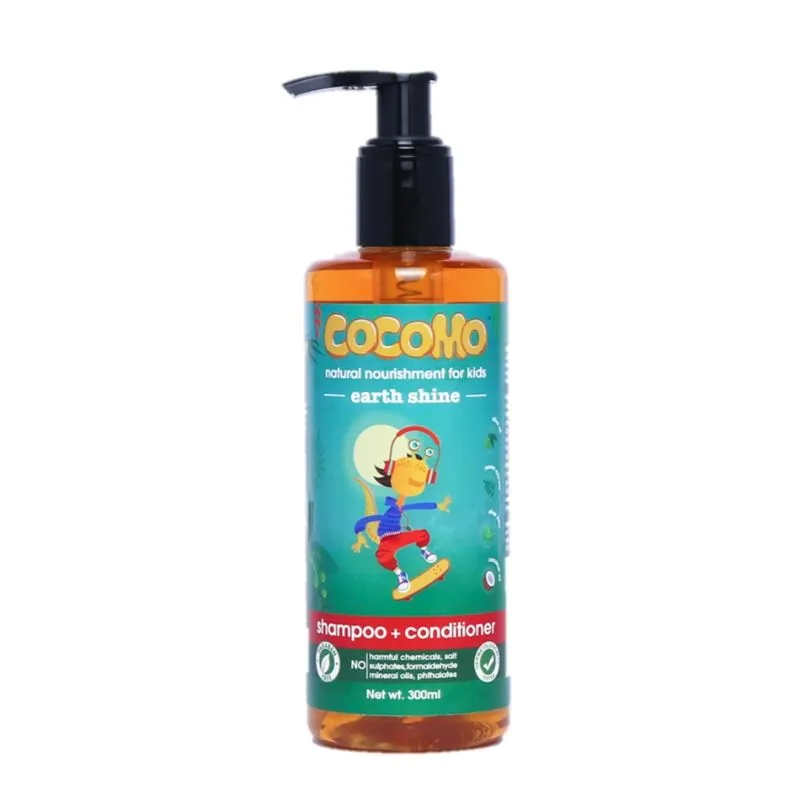 Cocomo Natural Olive&Coconut Kids Shampoo&Conditioner- Earth Shine (Age: 4+)