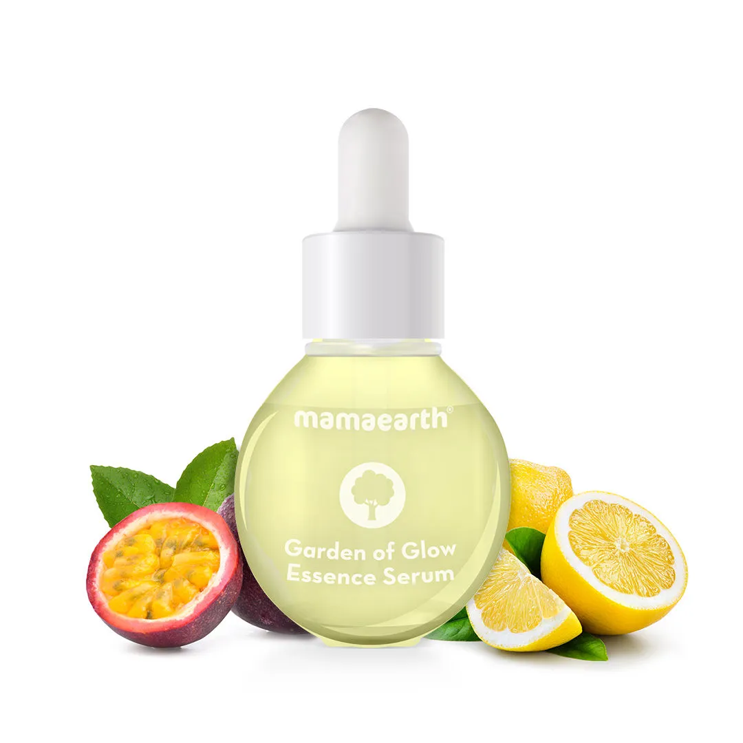 Mamaearth Garden Of Glow Essence Serum, For Glowing Skin, With Vitamin C & Passion Fruit