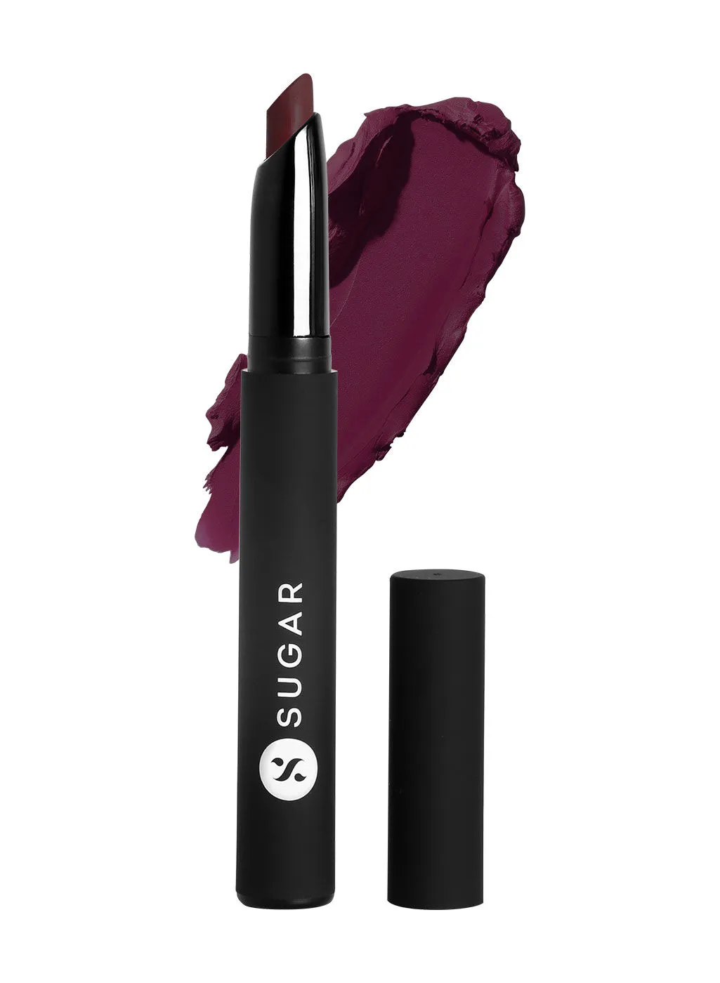 SUGAR Matte Attack Transferproof Lipstick - 13 Plums N Roses (Deep Reddish Plum)