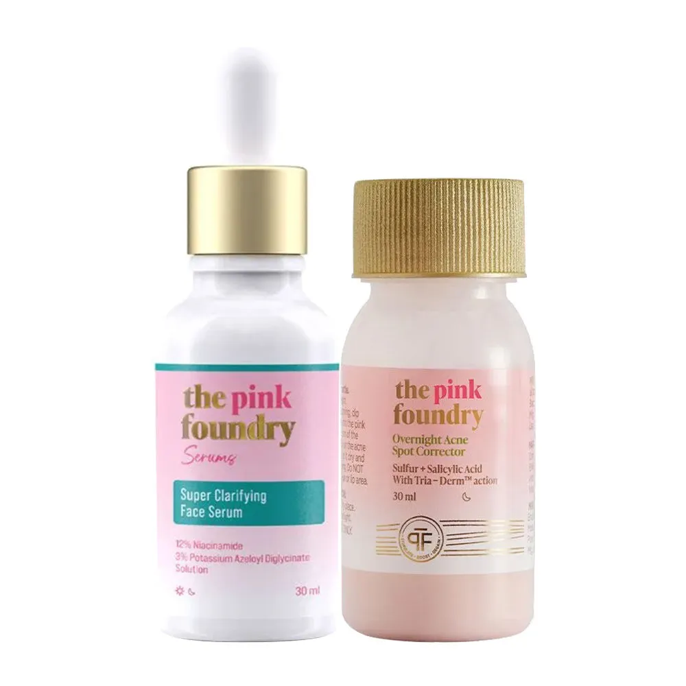 The Pink Foundry Acne Treatment & Control Duo