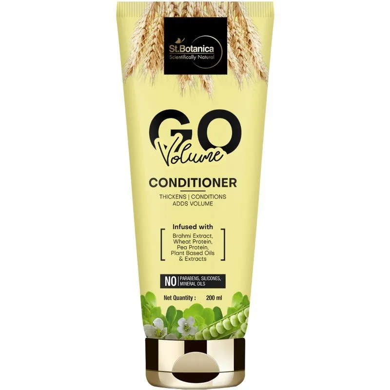 StBotanica GO Volume Hair Conditioner - With Brahmi Extract, Wheat Protein, No Silicone