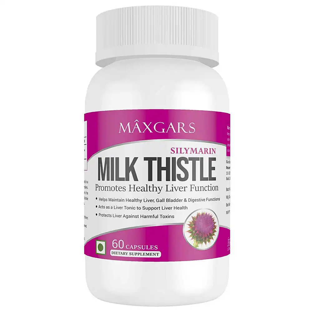 Maxgars Silymarin Milk Thistle,  60 capsules