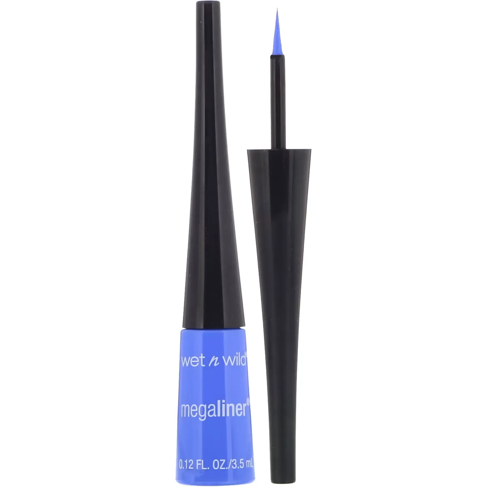 MegaLiner Liquid Eyeliner, Voltage Blue, 0.12 fl oz (3.5 ml)