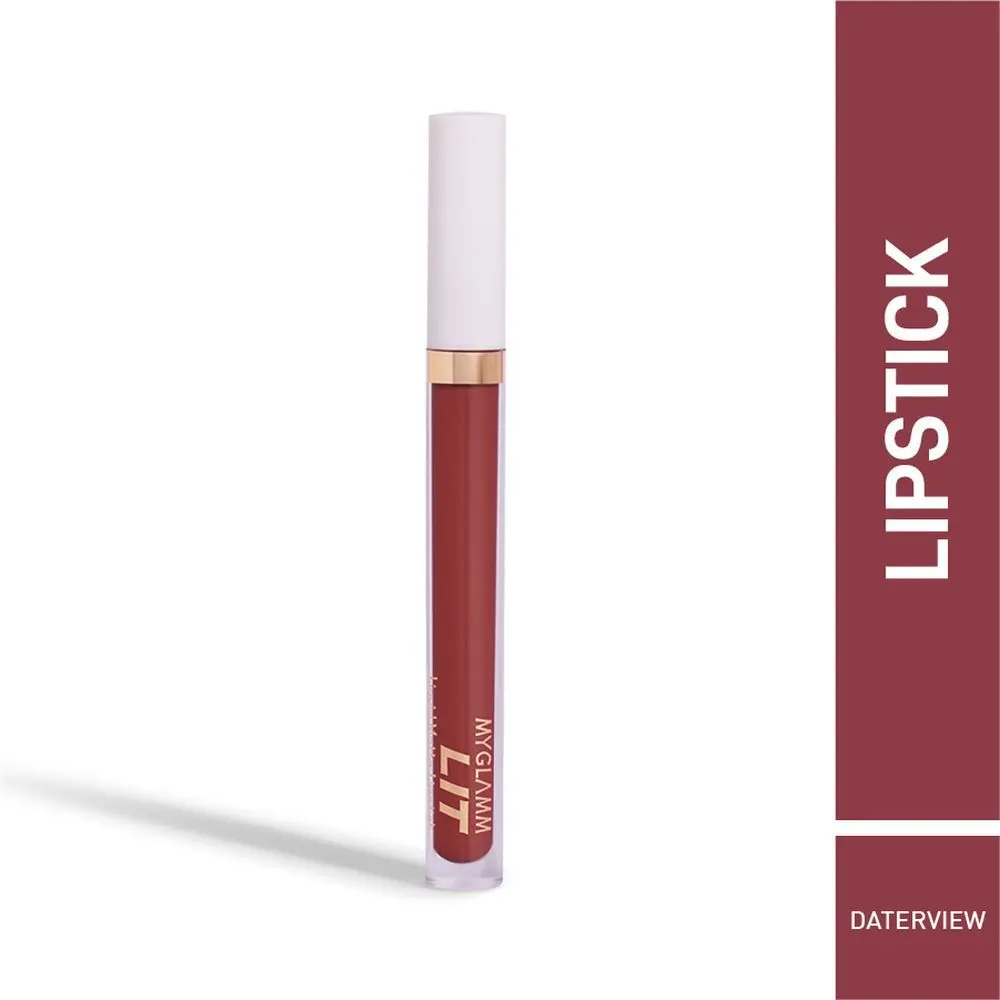 MyGlamm LIT Liquid Matte Lipstick-Daterview-3ml