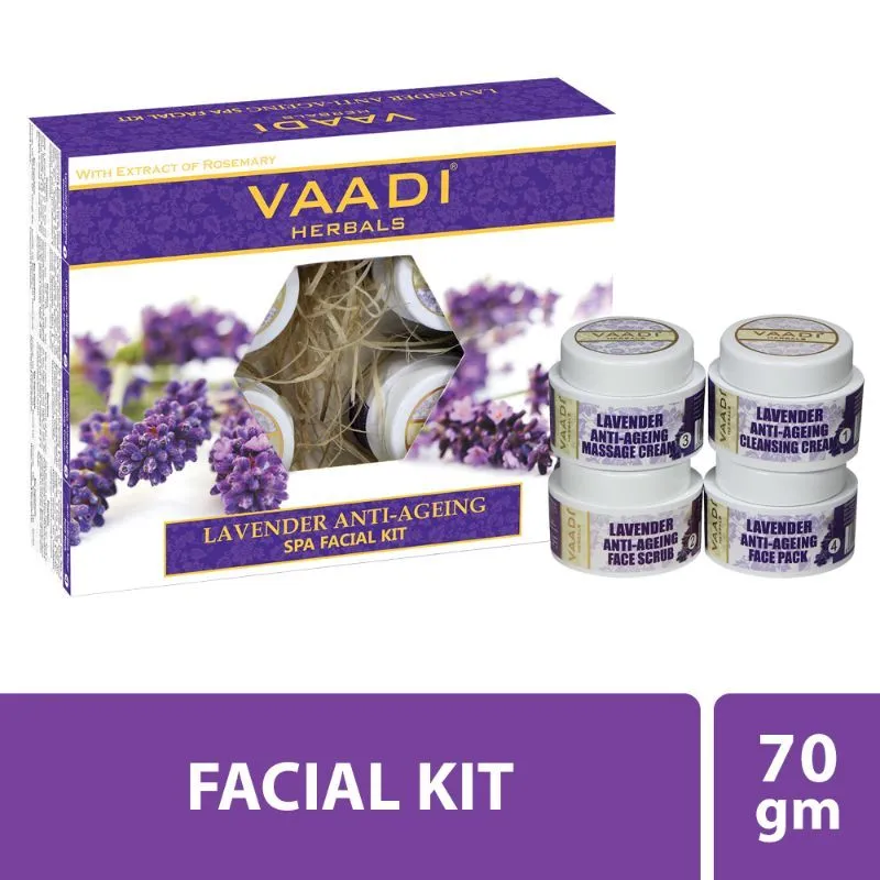 Vaadi Herbals Lavender Anti Ageing Spa Facial Kit