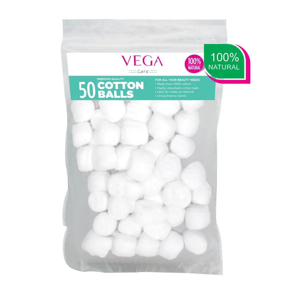 VEGA Cotton Ball (Pack of 50) (CB-01)