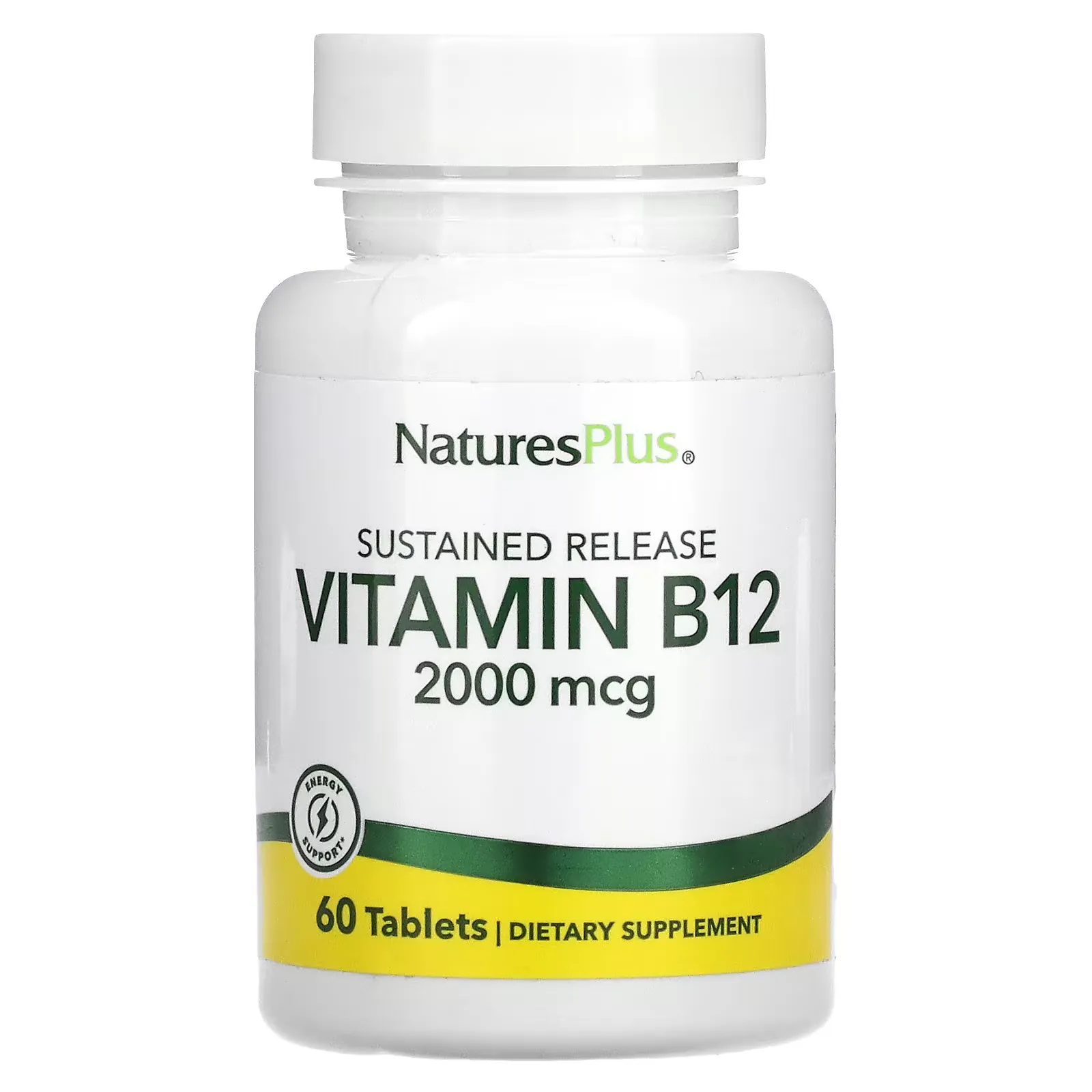 Vitamin B12, 2,000 mcg, 60 Tablets