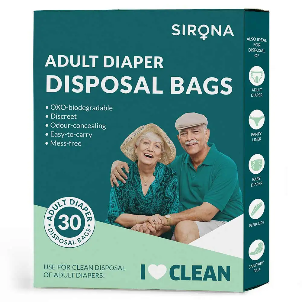 Sirona Diaper Disposal Bags,  30 Piece(s)/Pack  for Men and Women (Adult)