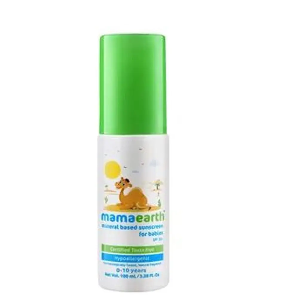 Mamaearth Mineral Based Sunscreen For Babies SPF 20+ (100 ml)