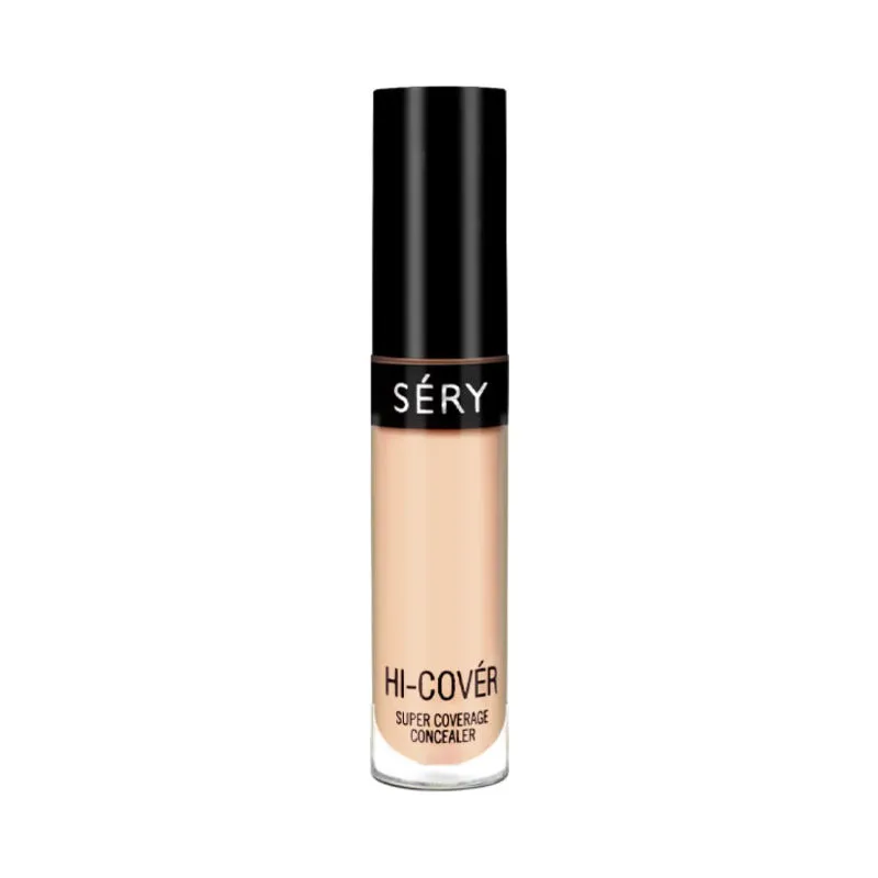 SERY Hi-cover Super Coverage Concealer- 24 Hrs Highly Pigmented Matte Finish - Ginger