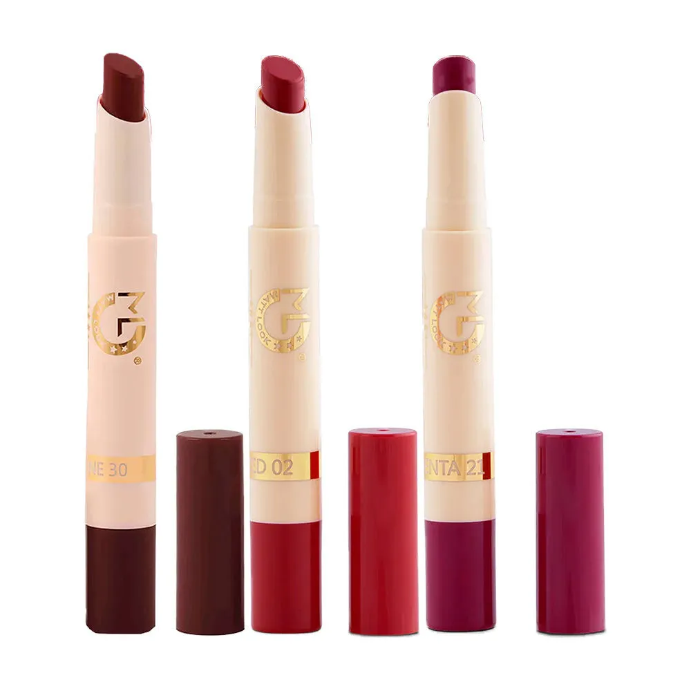 Matt look Velvet Smooth Non-Transfer Waterproof Lipstick Combo - 2