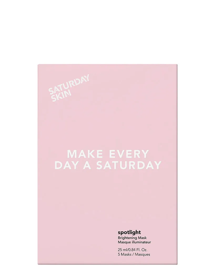 Saturday Skin Spotlight Brightening Masks - Pack Of 5