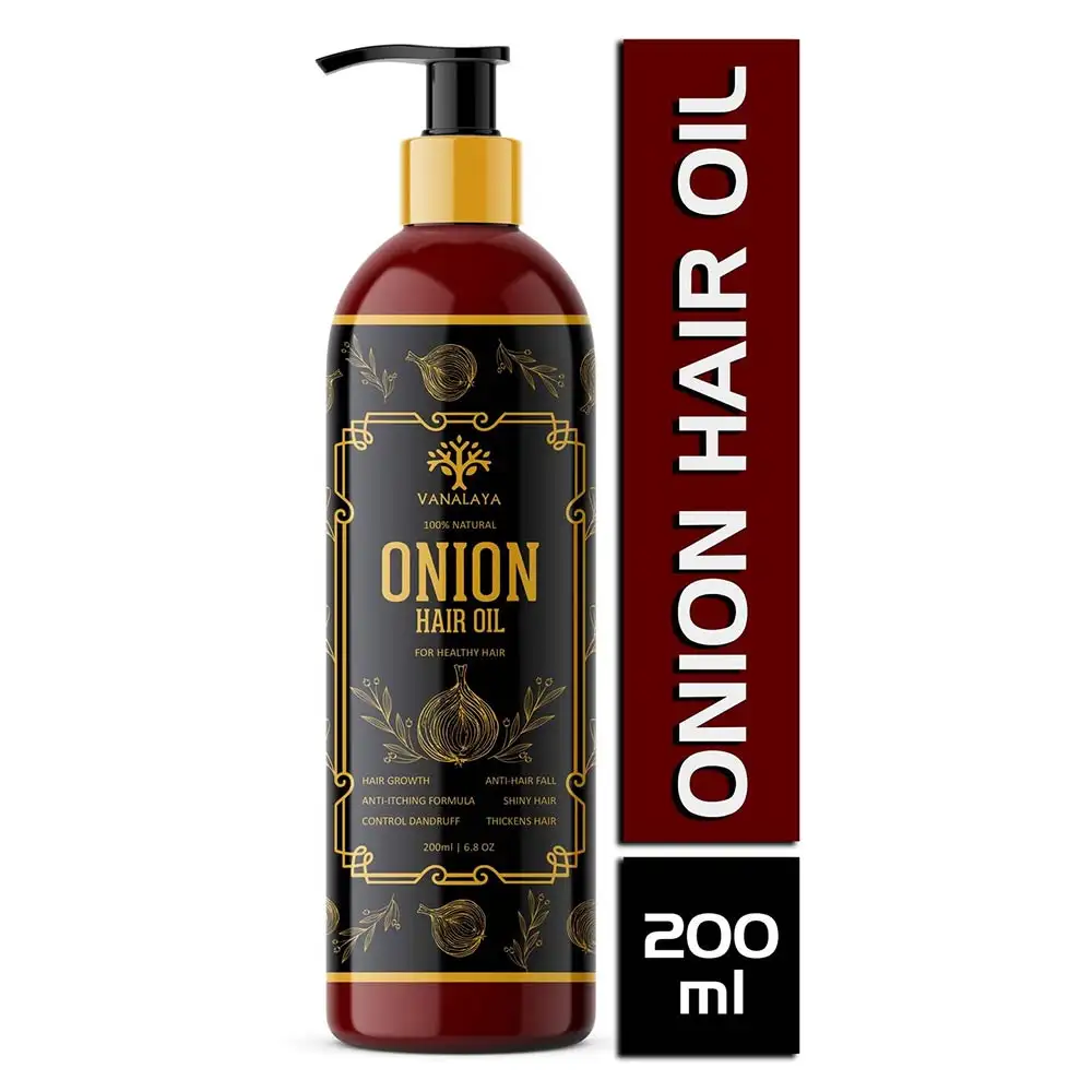 Vanalaya Onion Hair Oil,  200 ml  for Healthy Hair