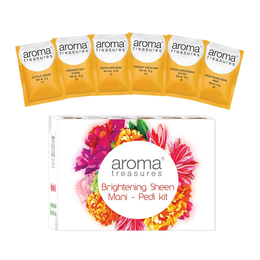 Aroma Treasure Brightening Sheen Mani - Pedi Kit - Single Time