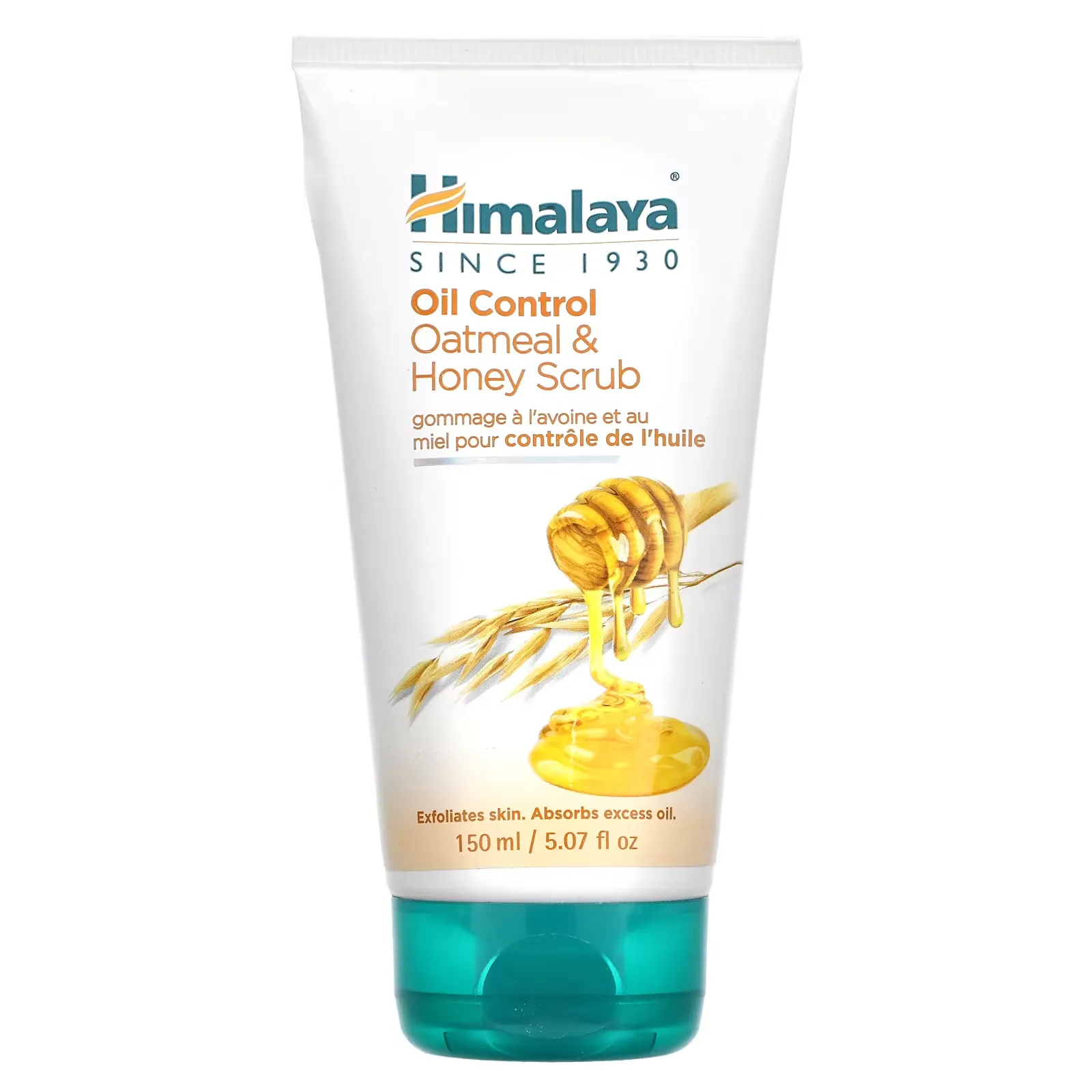 Oatmeal & Honey Scrub, Oil Control, 5.07 fl oz (150 ml)