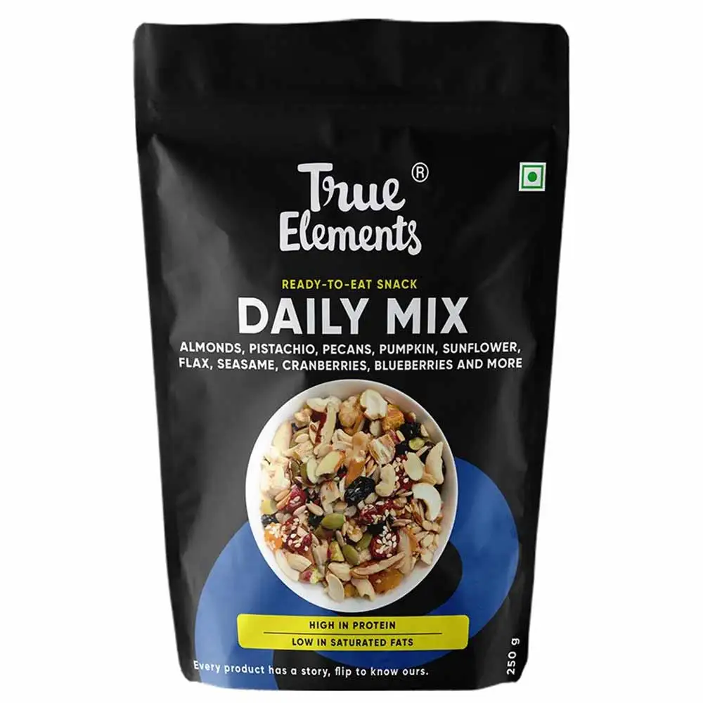 True Elements Daily Dose Trail Mix,  Unflavoured  250 g