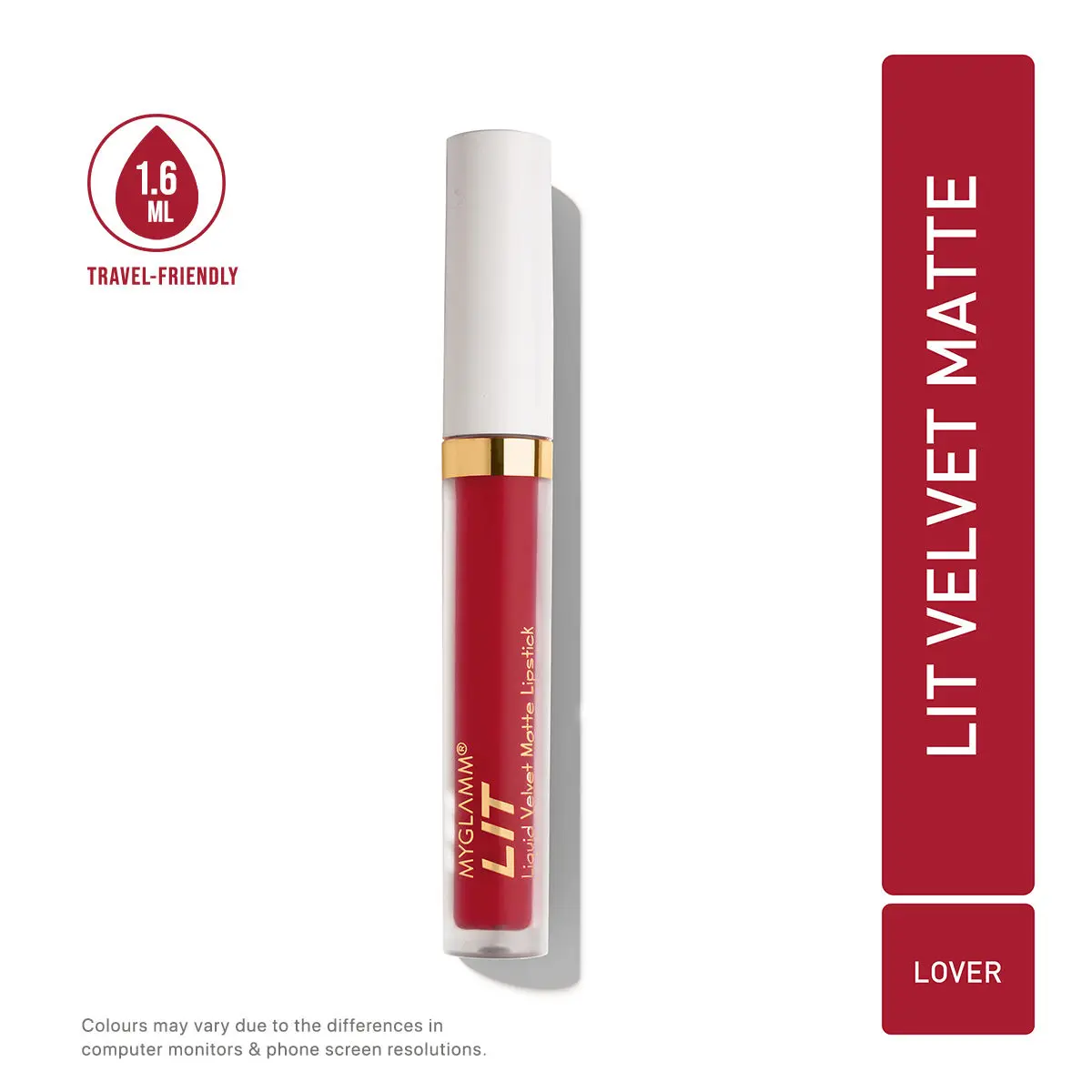 MyGlamm LIT Velvet matte Liquid Lipstick - Lover - 1.6 ml