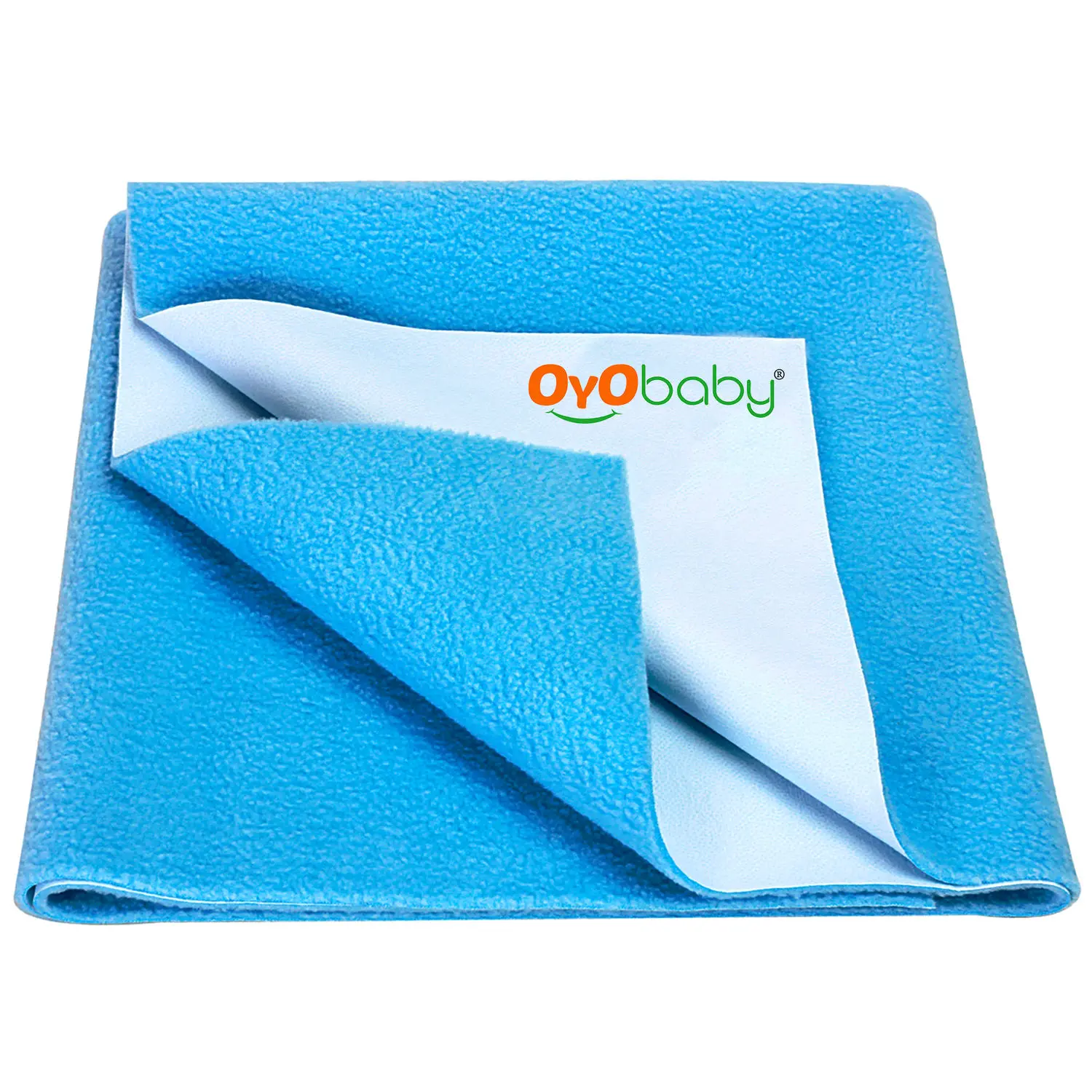 OYO Baby Waterproof Bed Protector Baby Dry Sheet, Large, Firoza (140 cm x 100 cm)