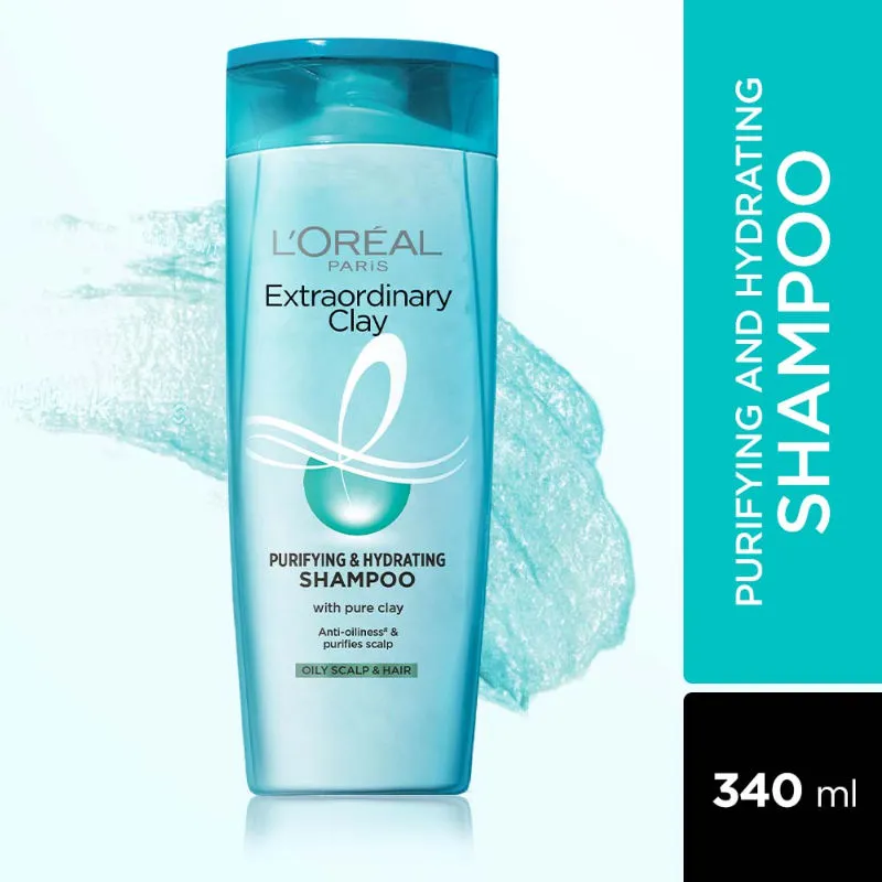 L'oreal Paris Extraordinary Clay Purifying & Hydrating Shampoo