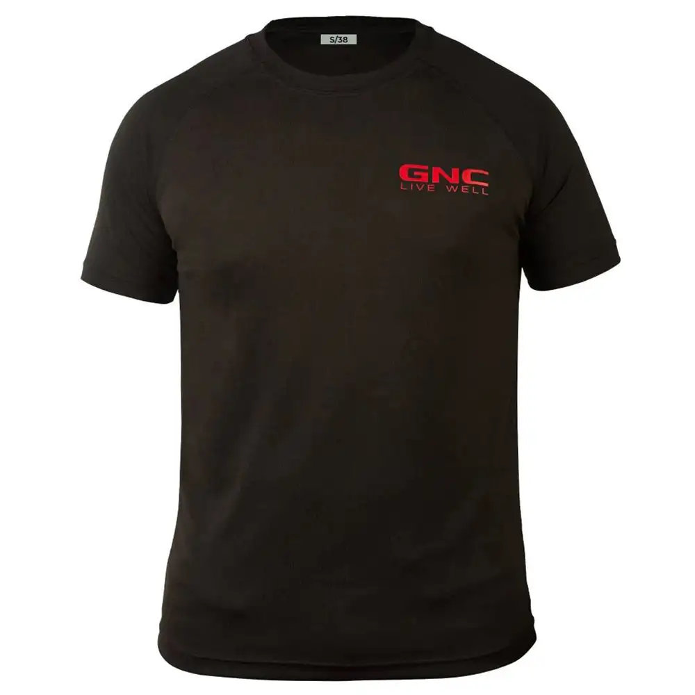 GNC Round Neck T-Shirt,  Black  L