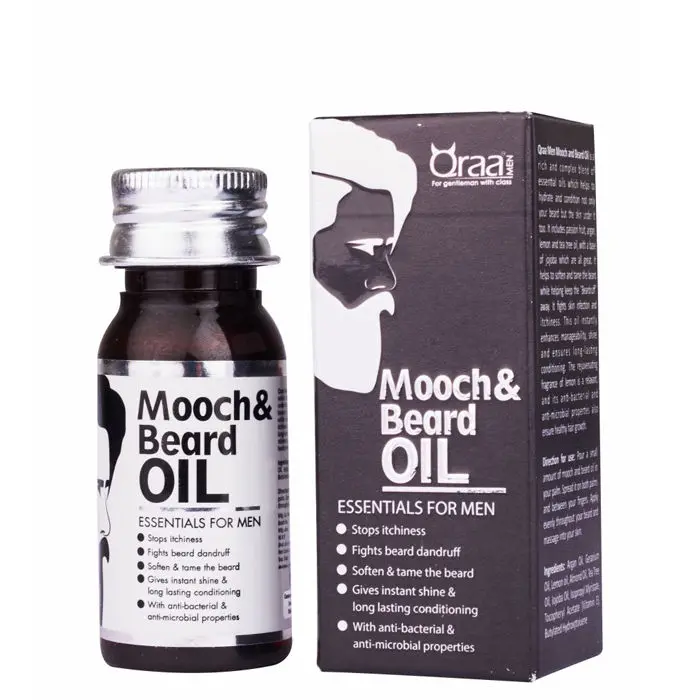 Qraa Mooch And Beard Oil (30 ml)