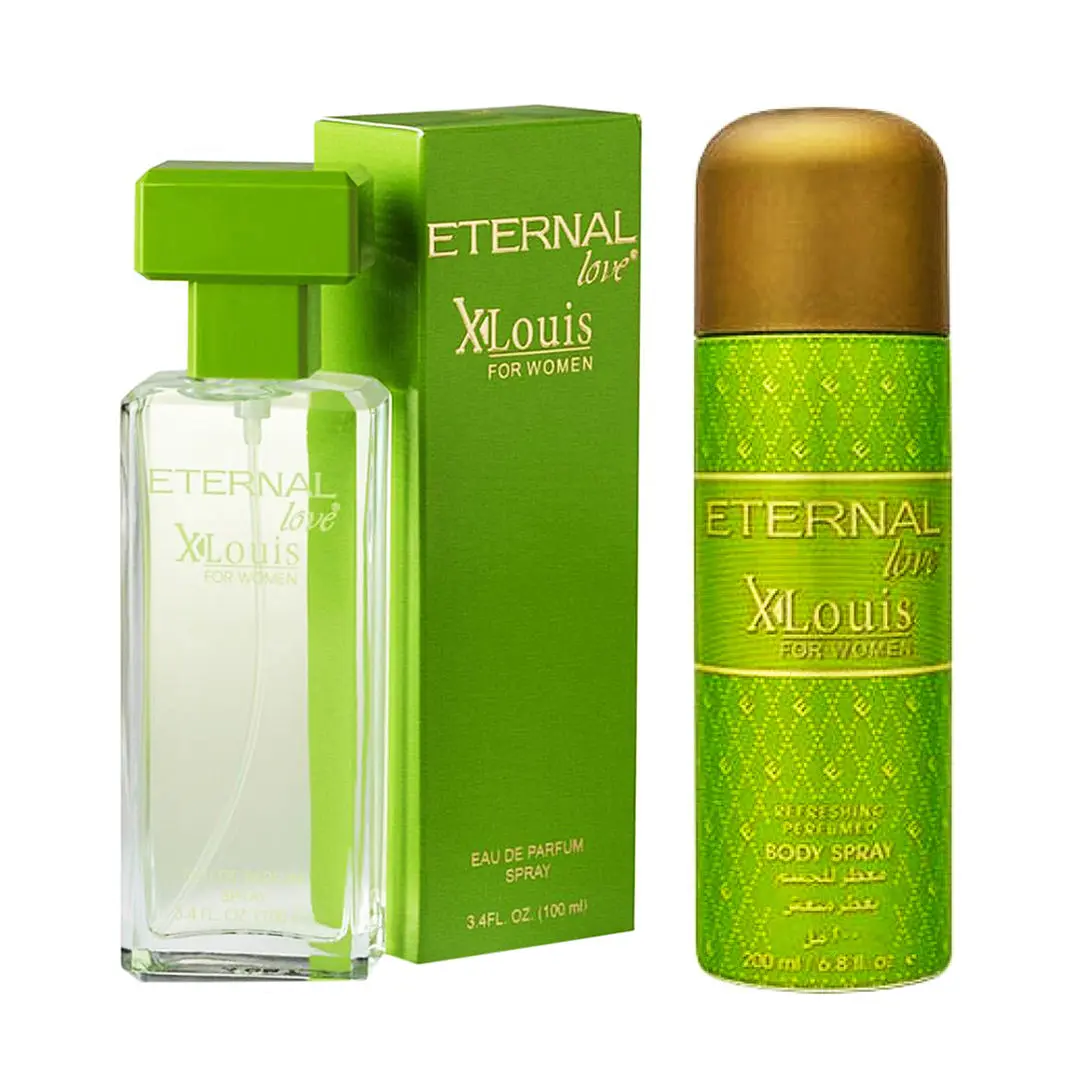 ETERNAL Love X-Louis for Women Eau De Parfum, 100ml & X-Louis for Women Deodorant Perfumed Bodyspray, 200ml