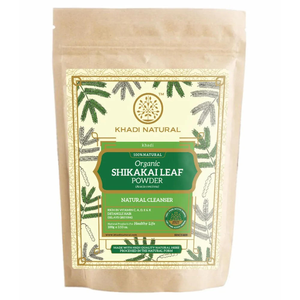 Khadi Natural Shikakai Leaf Organic Powder