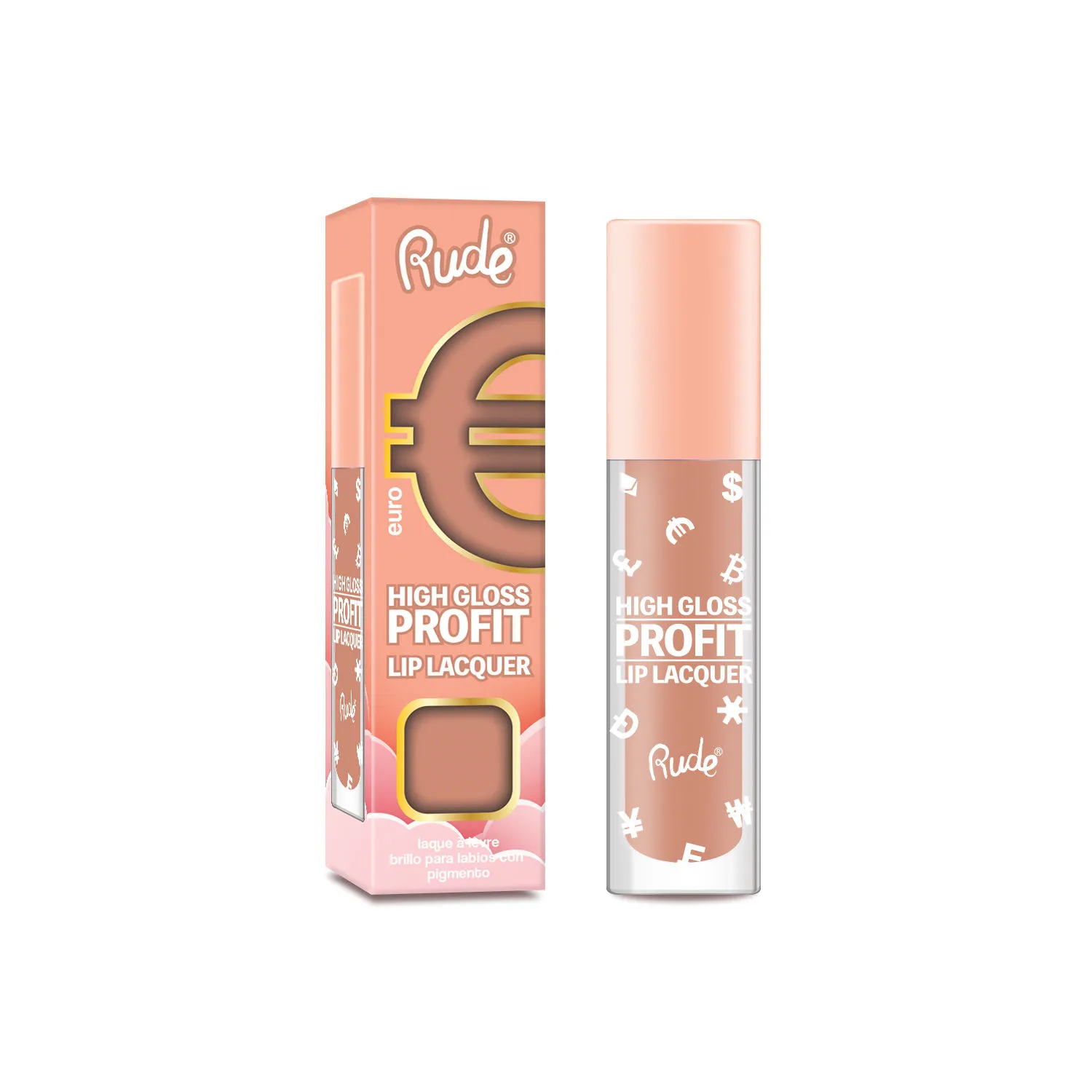 Rude Cosmetics High Gloss Profit Lip Lacquer - Euro