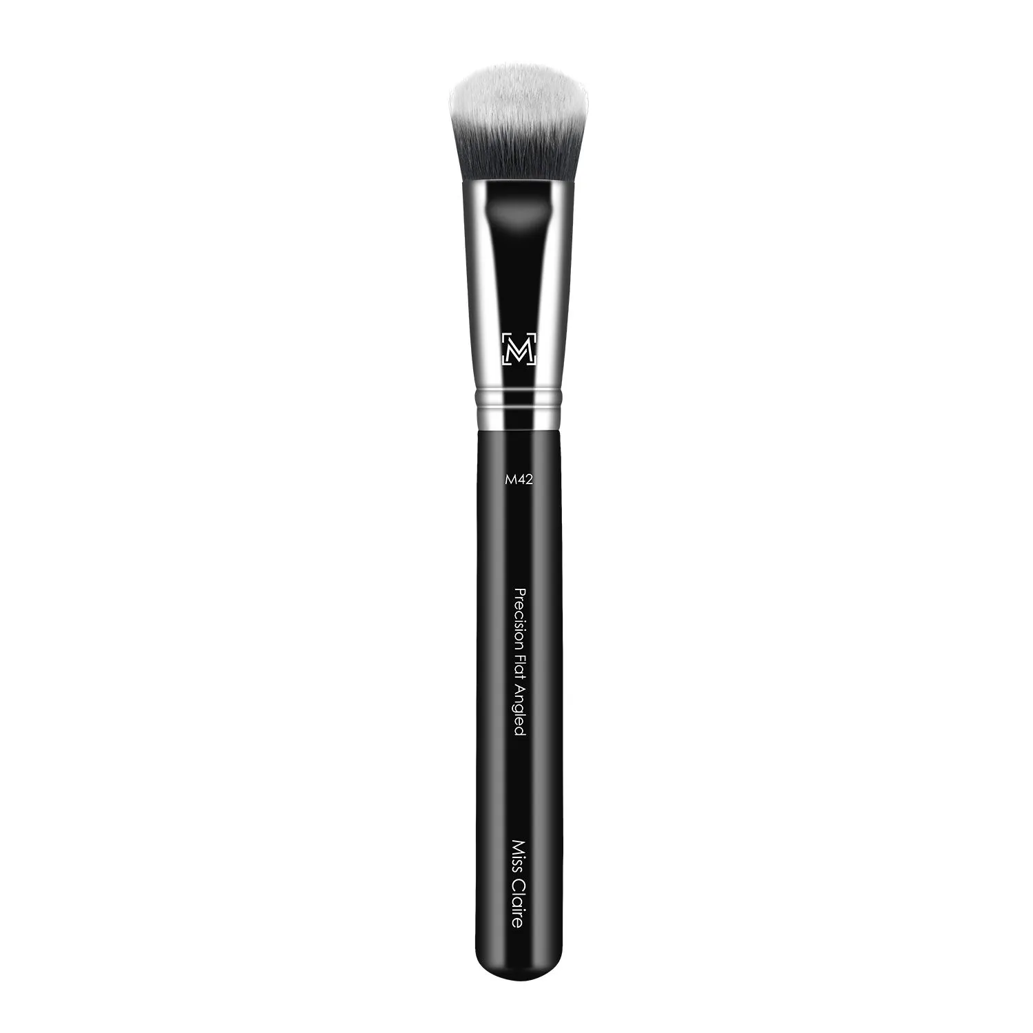 Miss Claire M42 - Precision Flat Angled Brush - Chrome