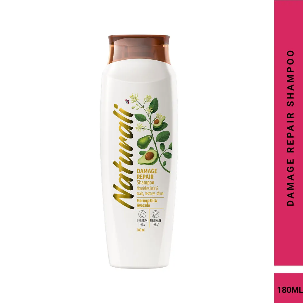 Naturali Damage Repair Shampoo With Moringa Oil & Avocado For Damage Repair