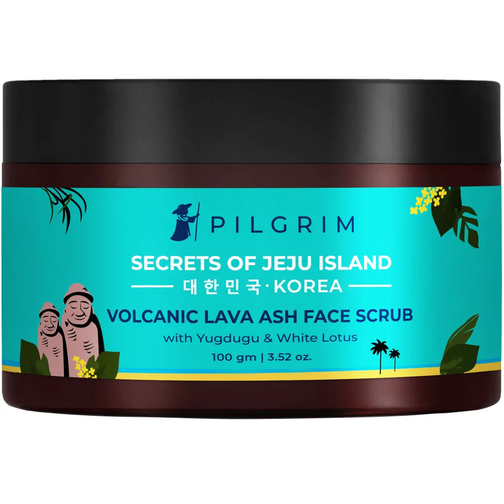 Pilgrim Volcanic Lava Ash Face Scrub with Yugdugu & White Lotus