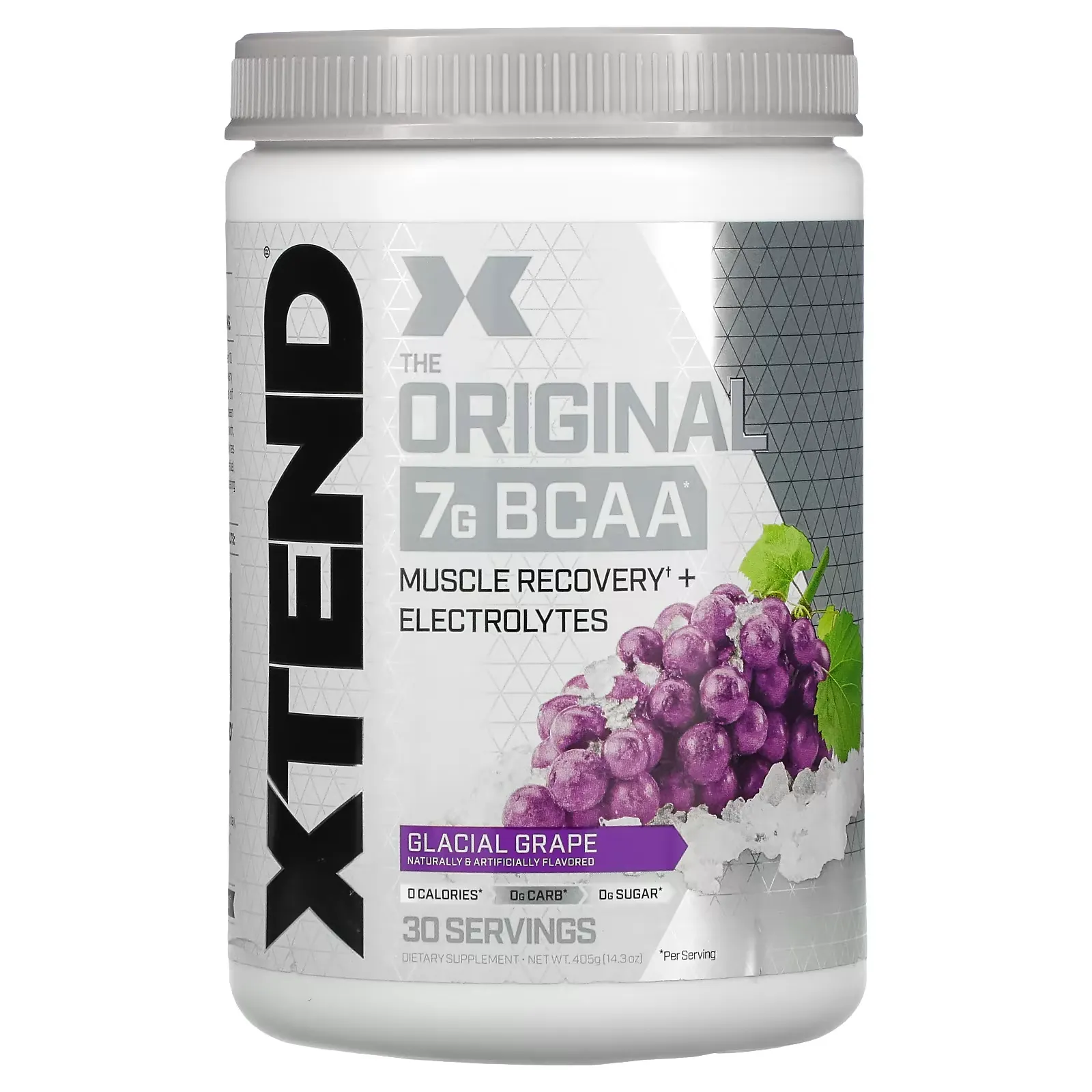 The Original 7G BCAA, Glacial Grape, 14.3 oz (405 g)