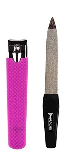 Panache Anti-Skid Nail Clipper & Small Nail File