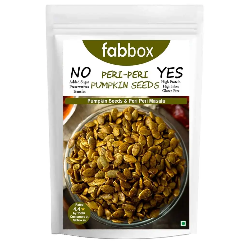 Fabbox Peri-Peri Pumpkin Seeds,  Unflavoured  150 g