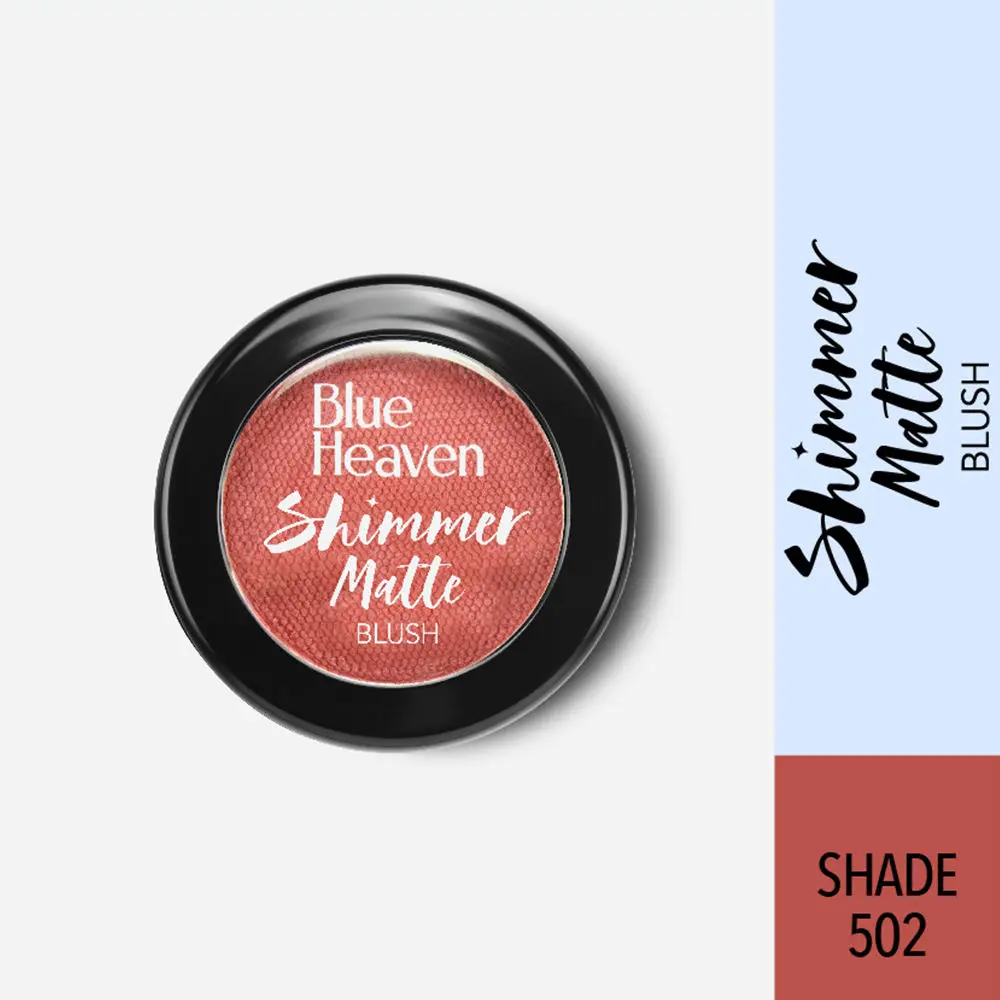 Blue Heaven Shimmer Matt Blush On 502(7 g)