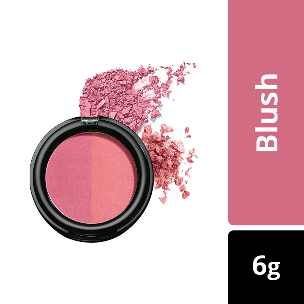 Lakme Absolute Face Stylist Blush Duos - Pink Blush (6 g)