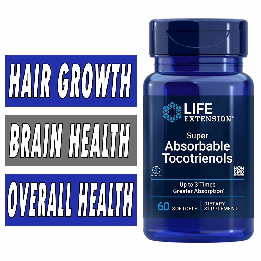 Life Extension Super Absorbable Tocotrienols - 60 Softgels