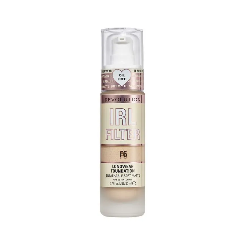 Makeup Revolution IRL Filter Longwear Foundation - F6