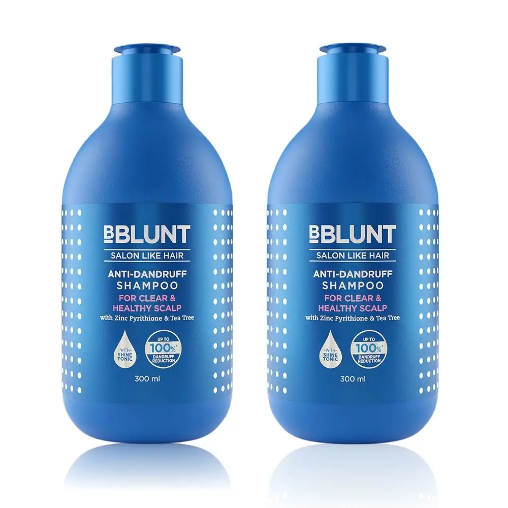 BBLUNT Anti-Dandruff Combo For a Clear & Healthy Scalp (300 + 300 ml)