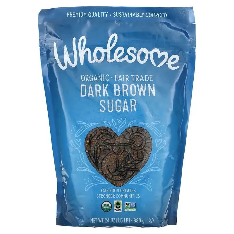 Organic Dark Brown Sugar, 1.5 lbs (680 g)