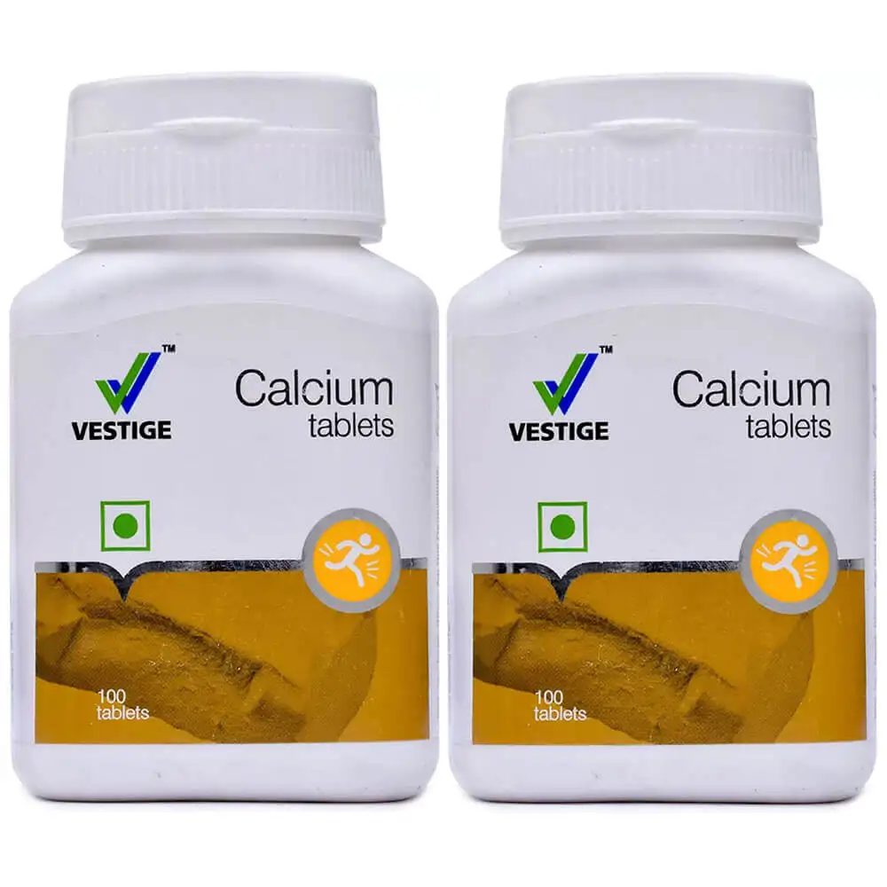 Vestige Calcium Pack of 2,  100 tablet(s)  Unflavoured