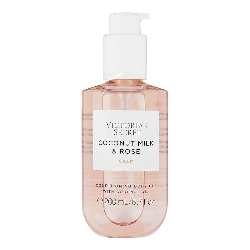 Victoria's Secret Natural Beauty Conditioning Body Oil - Fruity Coconut Milk Rose