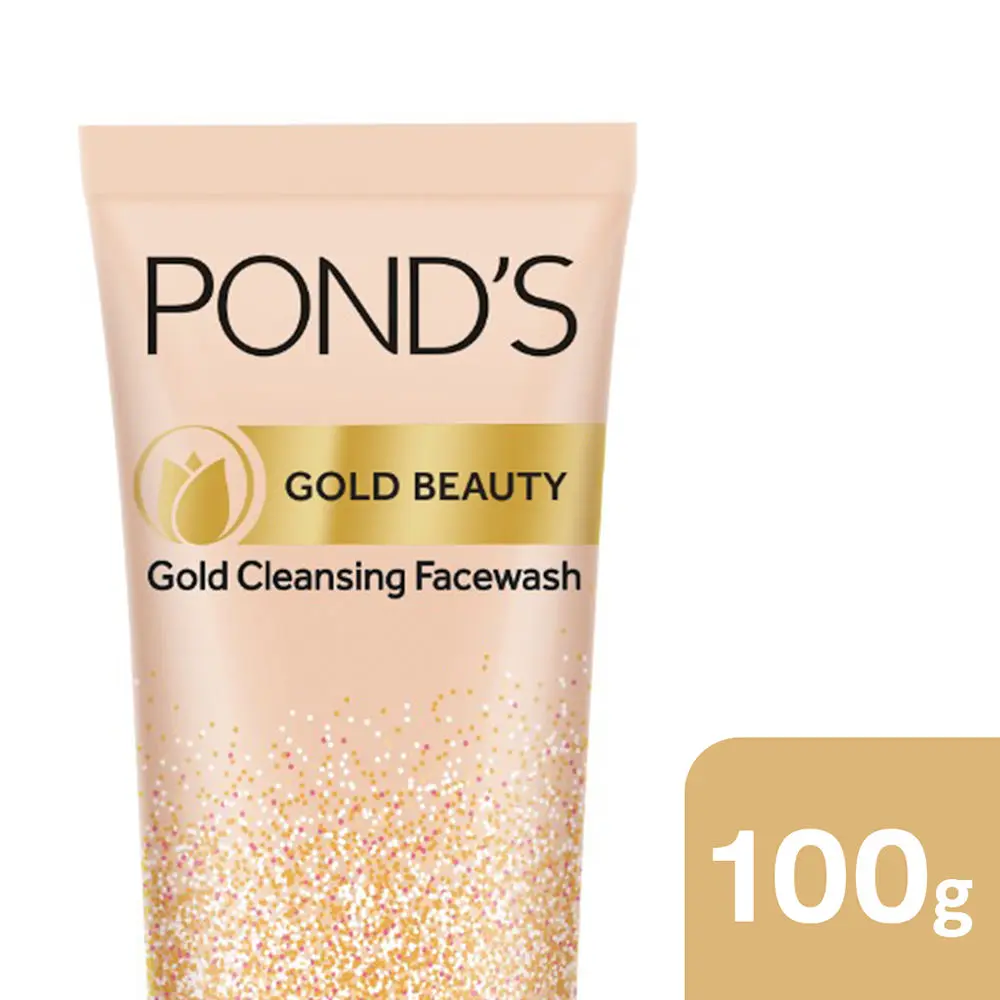 Pond’s Gold Beauty Gold Cleansing Face Wash, Clear Radiant Glow 100 g