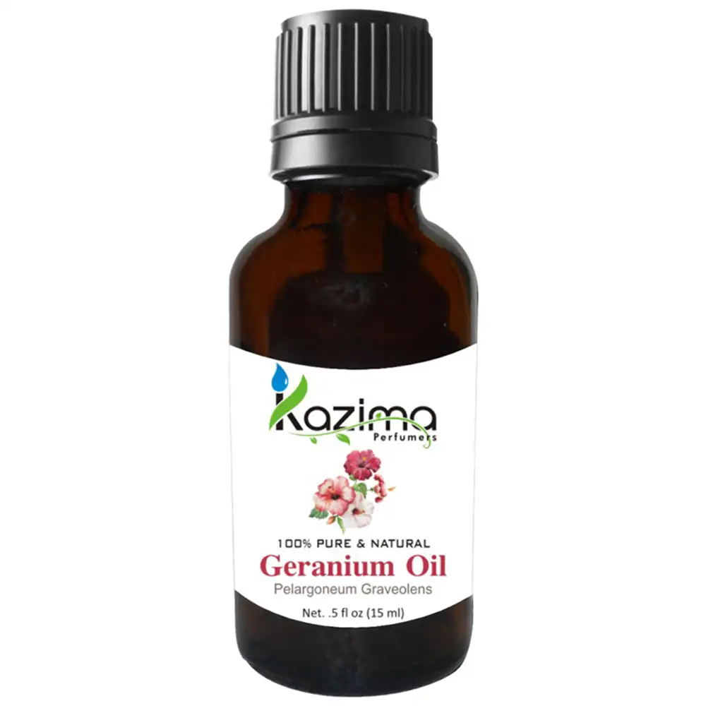 Kazima Geranium Oil,  15 ml  100% Pure & Natural