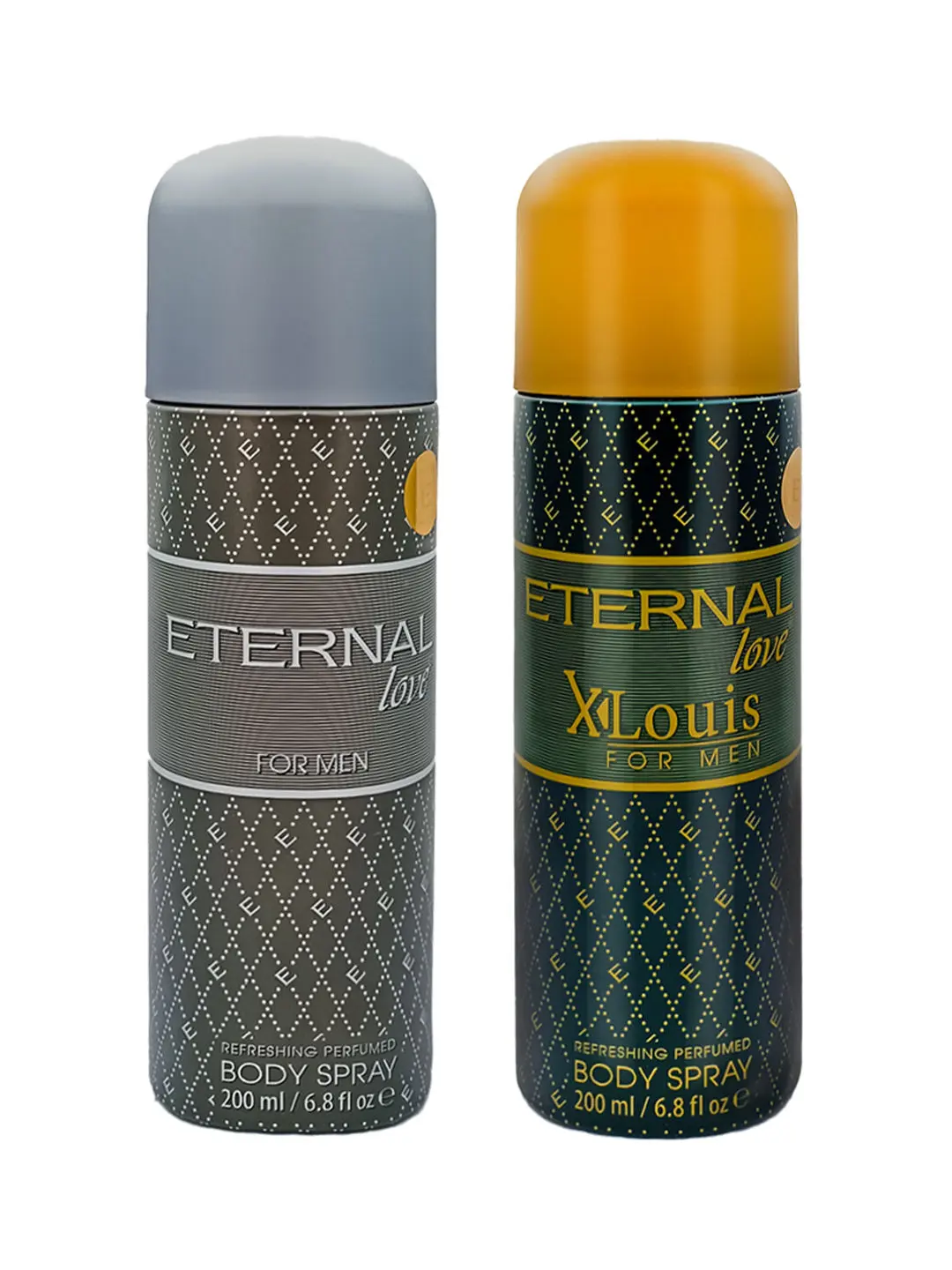 ETERNAL Love for Men Deodorant Perfumed Bodyspray, 200ml & X-Louis for Men Deodorant Perfumed Bodyspray, 200ml