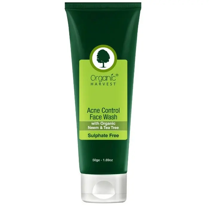 Organic Harvest Face Wash - Acne Control (Sulphate Free) (50 ml)