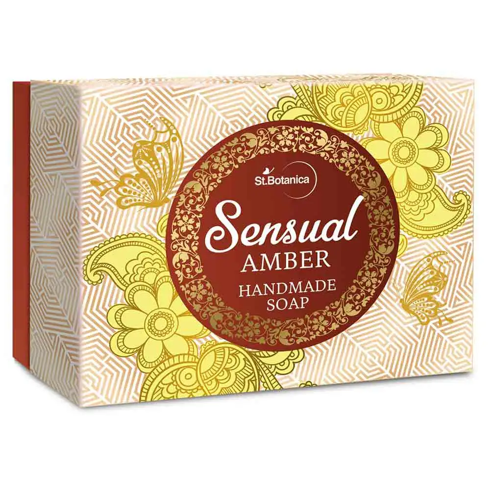 St.Botanica Handmade Luxury Soap,  125 g  Sensual Amber