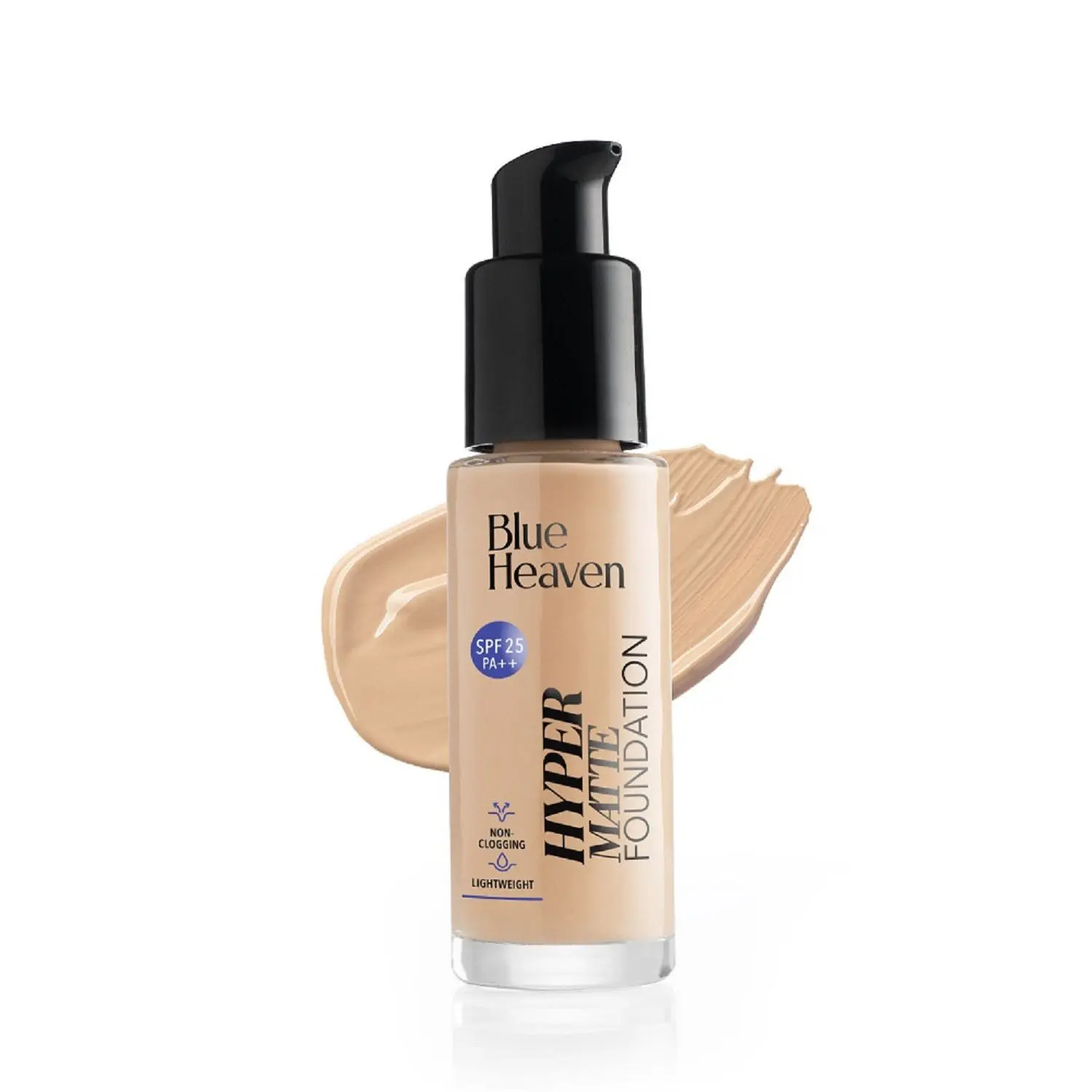 Blue Heaven Hyper Matte Foundation- 301 Honey Medium, 30ml