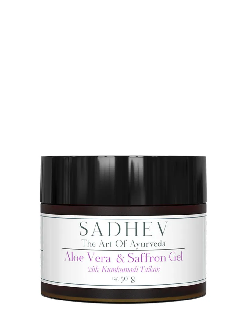 SADHEV Aloe Vera Gel With Saffron And Kumkumadi Thailam