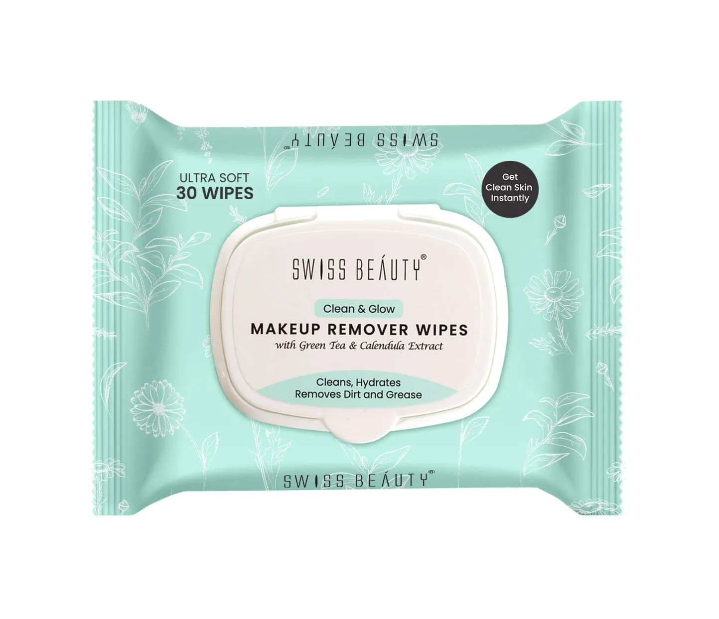 Swiss Beauty Clean And Glow Makeup Remover Wipes